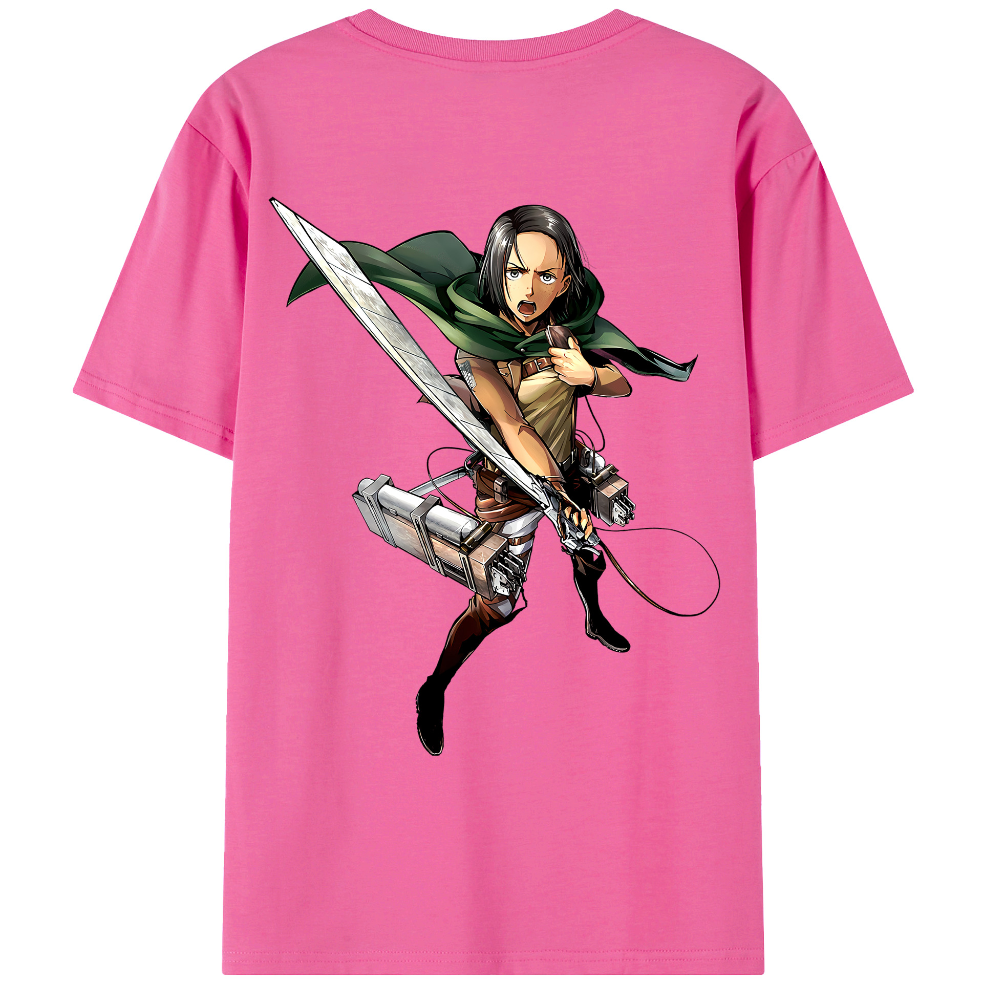 （画像用） 進撃の巨人 Attack on Titan レディース半袖Tシャツ(バックプリント)